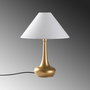 Opviq Luna - 15260 Lámpara de Mesa Dorado y Blanco